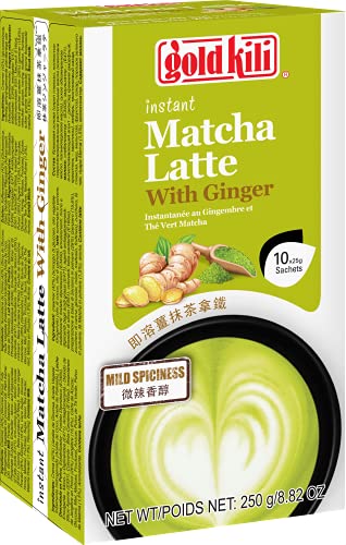 GOLD KILI - Instant Matcha Ingwer Latte - (10 X 25 GR) von Gold Kili