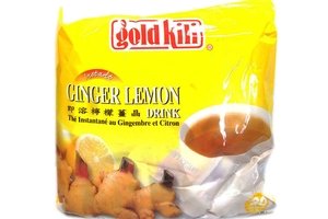 Gold Kili Instant-Ingwer-Zitronen-Getränk 20 Aufgussbeutel (2er Pack) von Gold Kili