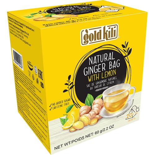 Gold Kili - Natural Ingwer Zitrone Getränk - Multipack (24 X 60 GR) von Gold Kili