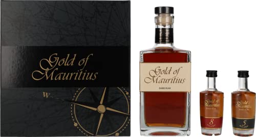 Gold of Mauritius Gift Set 40% Vol. 0,7l in Geschenkbox + 2x0,05l von Gold of Mauritius