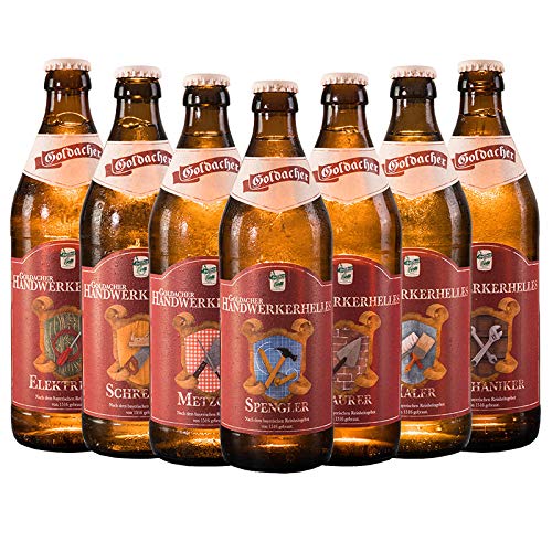 Goldacher Handwerkerhelles Bier Mix 12x0,5l Geschenk Originell Bayern Goldacher Handwerkerhelles Bier Mix 12x0,5l Geschenk Originell Bayern von Goldacher Handwerkerhelles