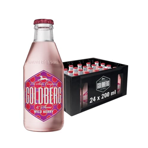 GOLDBERG Wild Berry 24 x 0,2l Mehrwegkiste - Überzeugt mit seiner leichten Süße und einem außergewöhnlich Geschmack fruchtiger Beeren - Der perfekte Filler zum Mischen für Cocktails und Longdrinks GOLDBERG Wild Berry 24 x 0,2l Mehrwegkiste - Überzeugt mit seiner leichten Süße und einem außergewöhnlich Geschmack fruchtiger Beeren - Der perfekte Filler zum Mischen für Cocktails und Longdrinks von Goldberg