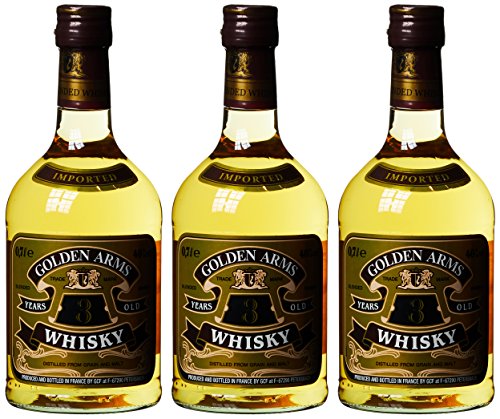 Golden Arms Whiskey 3YO 40% Single Malt Whisky (3 x 0.7 l) von Golden Arms