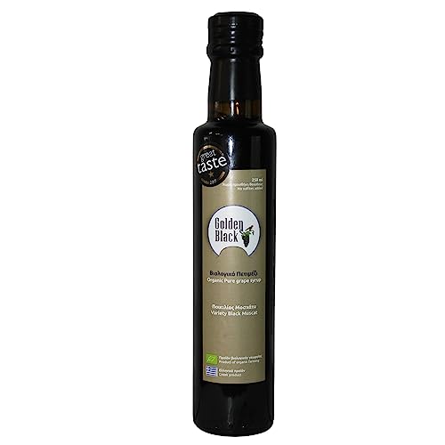 Golden Black Griechischer Reiner Bio Traubensirup Sorte Schwarzer Muskateller 250 ml von Golden Black