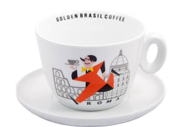Golden Brasil Cappuccinotasse von Golden Brasil Coffee
