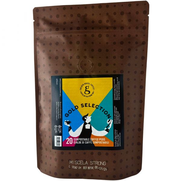 Golden Brasil Oro unverpackte ESE Pads Golden Brasil Oro unverpackte ESE Pads von Golden Brasil Coffee
