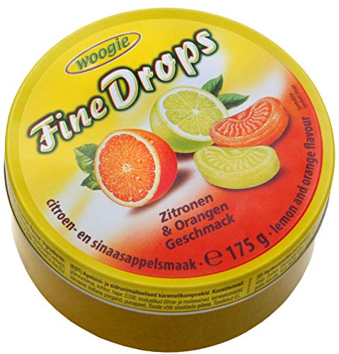 Woogie Fine Drops Citroen/Sinaasappel 175 g - Doos 10 stuks Woogie Fine Drops Citroen/Sinaasappel 175 g - Doos 10 stuks von Golden Crunchy Bar