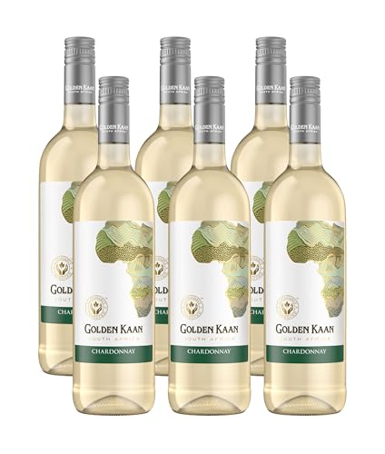 Golden Kaan Chardonnay – Der trockene, fruchtige Weißwein des Qualitätsweingutes aus Südafrika (6 x 0,75l) von Golden Kaan