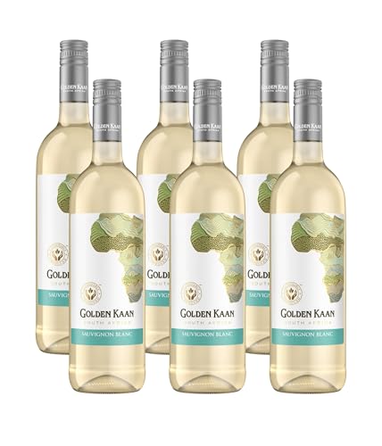 Golden Kaan Sauvignon Blanc – Der knackig-frische Weißwein des Qualitätsweingutes aus Südafrika (6 x 0,75l) von Golden Kaan