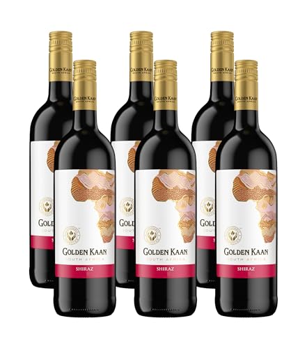 Golden Kaan Shiraz – Der trockene, körperreiche Rotwein des Qualitätsweingutes aus Südafrika (6 x 0,75l) von Golden Kaan