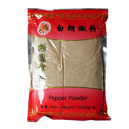 1000g Weisser Pfeffer Pulver Golden Lily Brand1 Kilo White Pepper Powder 1000g Weisser Pfeffer Pulver Golden Lily Brand1 Kilo White Pepper Powder von Golden Lily