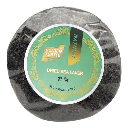 GOLDEN TURTLE Getrockneter Seetang 30g | Dried Sea Laver | Seaweed | All Natural von Golden Lion