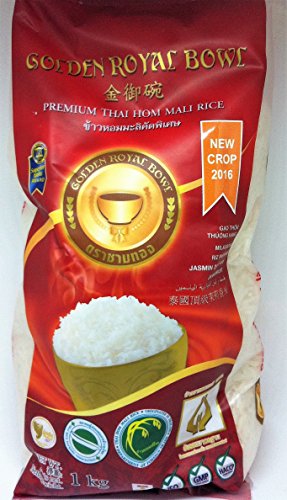 Jasmin Duft Reis - Premium Thai Hom Mali Rice - Golden Royal Bowl 1kg Jasmin Duft Reis - Premium Thai Hom Mali Rice - Golden Royal Bowl 1kg von Golden Royal Bowl