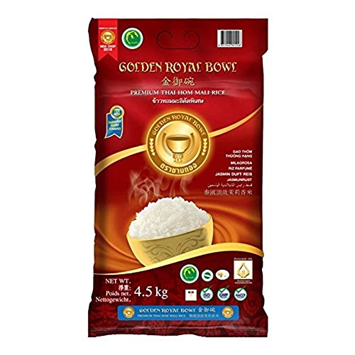 Jasmin Duft Reis - Premium Thai Hom Mali Rice - Golden Royal Bowl 4,5kg Jasmin Duft Reis - Premium Thai Hom Mali Rice - Golden Royal Bowl 4,5kg von Golden Royal Bowl