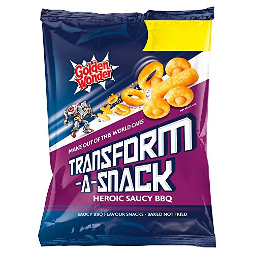 Golden Wonder Transformers Chips BBQ - 90g - 2er-Packung von Golden Wonder