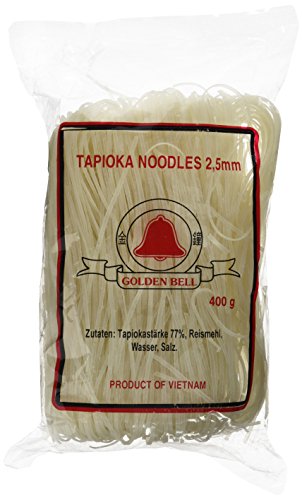 Golden Bell Tapioka Reisnudeln 2,5mm (Huû tieáu nam vang) (1 x 400 g) von GoldenBell