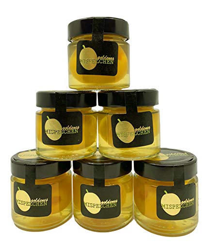 6x Goldenes Mispelchen - Apfellikör Branntwein und Mispel im Gläschen a 70ml / 17% vol. 6x Goldenes Mispelchen - Apfellikör Branntwein und Mispel im Gläschen a 70ml / 17% vol. von Goldenes Mispelchen