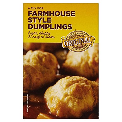 Goldenfry Original Mix für Landhaus-Stil Light & Fluffy Dumplings (142g) - Packung mit 2 von Goldenfry