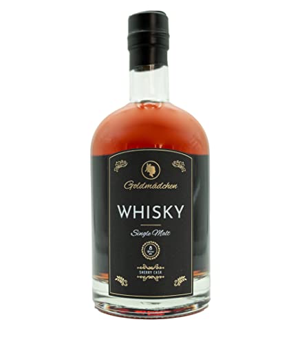 Goldmädchen Deutscher Single Malt Whisky | Sherry Cask | 8 Jahre gereift | Milde Vanille- und Karamellaromen | Ohne Torf | 42% Vol. Alkohol | 500ml von Goldmädchen