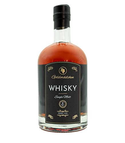 Goldmädchen - Deutscher Single Malt Whisky - Sherry Cask - 8 Jahre gereift - Milder Geschmack und tolle Aromen nach Vanille und süßen Früchten (1x 0,5 l) von Goldmädchen