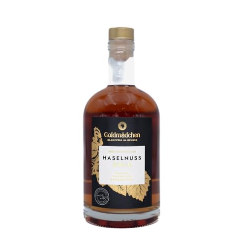 Goldmädchen Haselnuss Gold | Premium Haselnuss Schnaps mit Karamell & Schokolade Noten | Aus besten Kerassunder Haselnüssen | 500ml | 35% Vol. Goldmädchen Haselnuss Gold | Premium Haselnuss Schnaps mit Karamell & Schokolade Noten | Aus besten Kerassunder Haselnüssen | 500ml | 35% Vol. von Goldmädchen