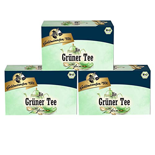 Goldmännchen-TEE Bio Grüner Tee, 20er, 3er Pack Goldmännchen-TEE Bio Grüner Tee, 20er, 3er Pack von Goldmännchen Tee
