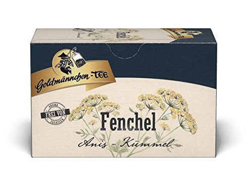 Goldmännchen-TEE Fenchel-Anis-Kümmel, 20er 6er Pack von Goldmännchen Tee