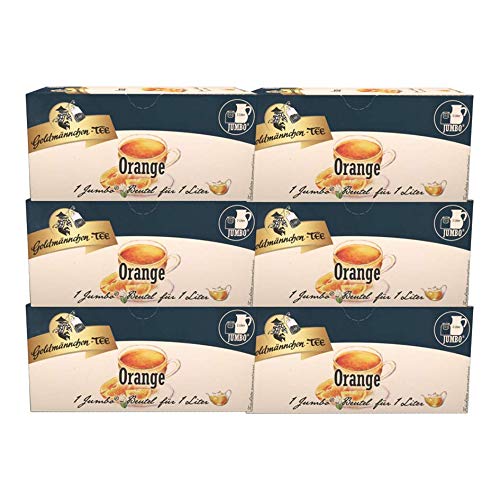 Goldm?nnchen-Tee Jumbo Orange, 6er Pack von Goldmännchen Tee