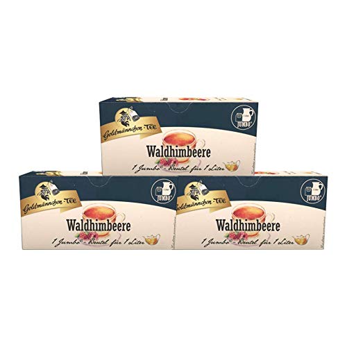 Goldm?nnchen-Tee Jumbo Waldhimbeere, 3er Pack von Goldmännchen Tee