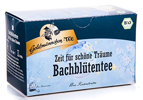 Goldmännchen Guter Schlaf Bachblütentee Schöner Traum, Tee, Blütentee, 20 Teebeutel á 2 g Goldmännchen Guter Schlaf Bachblütentee Schöner Traum, Tee, Blütentee, 20 Teebeutel á 2 g von Goldmännchen Tee