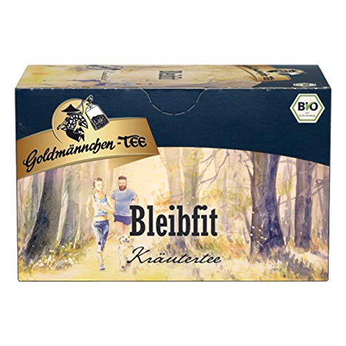 Goldmännchen Bleibfit, Bio-Kräutertee, Biokräutertee, Bio Kräuter Tee, 20 Teebeutel, X042871 von Goldmännchen Tee