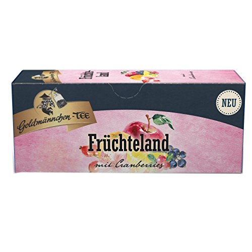 Goldmännchen-TEE Früchteland mit Cranberries, 1er Pack von Goldmännchen Tee