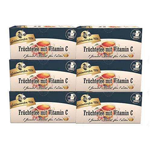 Goldmännchen-TEE JUMBO Früchte mit Vitamin C, 6er Pack Goldmännchen-TEE JUMBO Früchte mit Vitamin C, 6er Pack von Goldmännchen Tee
