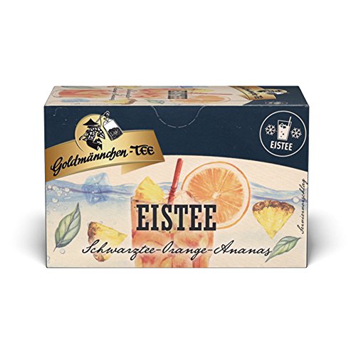 Goldmännchen-Tee Eistee Schwarztee-Orange-Ananas (1x36g) (20 Filterbeutel à 1,8g) von Goldmännchen Tee