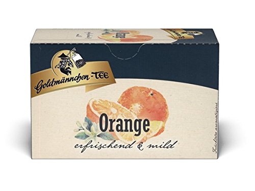 Goldmännchen Tee Orange (20 Beutel einzeln versiegelt) 45g von Goldmännchen