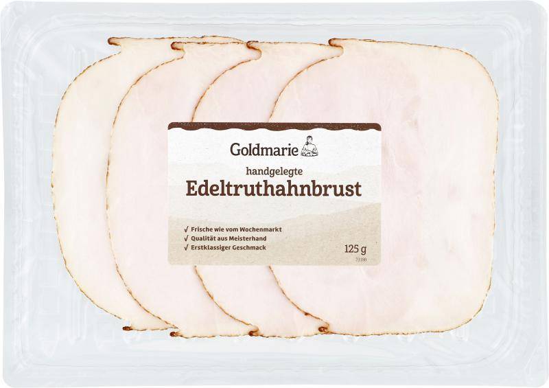 Goldmarie handgelegte Edeltruthahnbrust gegrillt von Goldmarie