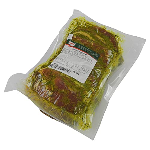 Schweine-Nackensteaks mit Kräuter-Knoblauch-Marinade (10 Stück / 1,6 kg ) von Golßener