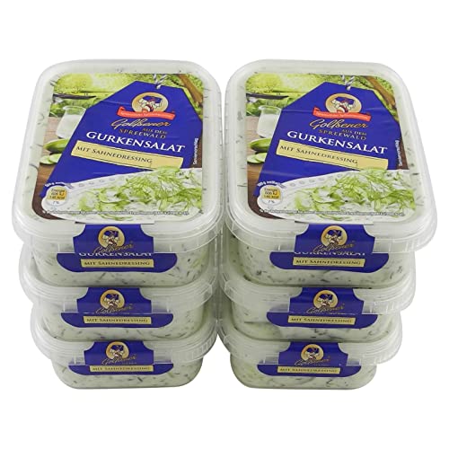 Spreewälder Gurkensalat in Sahnedressing 6er Set (6 Packungen à 200 g) von Golßener