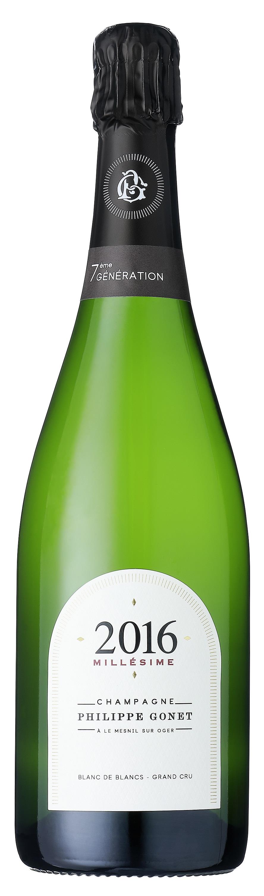Blanc de Blancs Millésimé Brut Champagne Grand Cru &#039;Le Mesnil-sur-Oger&#039; von Gonet Philippe