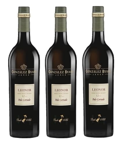 3x 0,75l - González Byass - Leonor - Palo Cortado - Jerez-Xérès-Sherry D.O.P. - Spanien - Sherry trocken von Gonzalez Byass