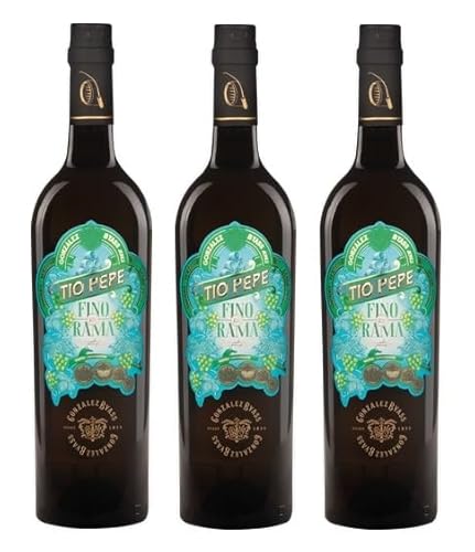 3x 0,75l - González Byass - Tío Pepe en Rama - Palomino Fino - Jerez-Xérès-Sherry D.O.P. - Spanien - Sherry trocken 3x 0,75l - González Byass - Tío Pepe en Rama - Palomino Fino - Jerez-Xérès-Sherry D.O.P. - Spanien - Sherry trocken von González Byass