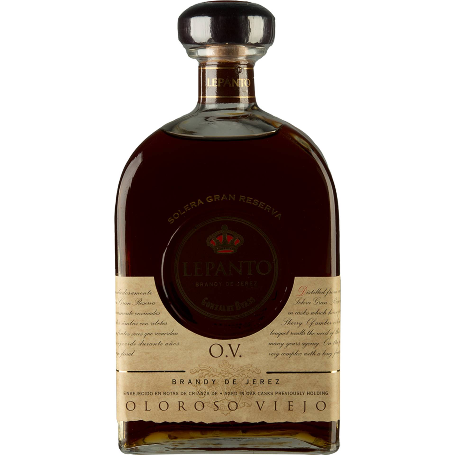 Brandy »Lepanto Oloroso Viejo« - 0,7 L. 0.7L 36% Vol. Brandy aus Spanien Brandy »Lepanto Oloroso Viejo« - 0,7 L. 0.7L 36% Vol. Brandy aus Spanien von González Byass