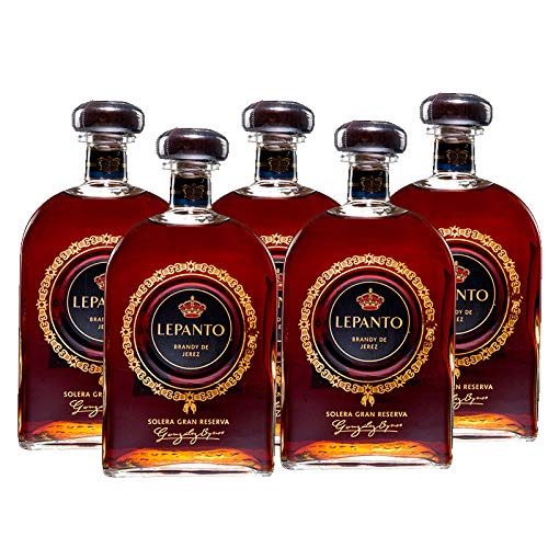 Brandy Lepanto de 70 cl - D.O. Jerez de la Frontera - Bodegas Gonzalez Byass (5 Flaschen) von Gonzalez Byass