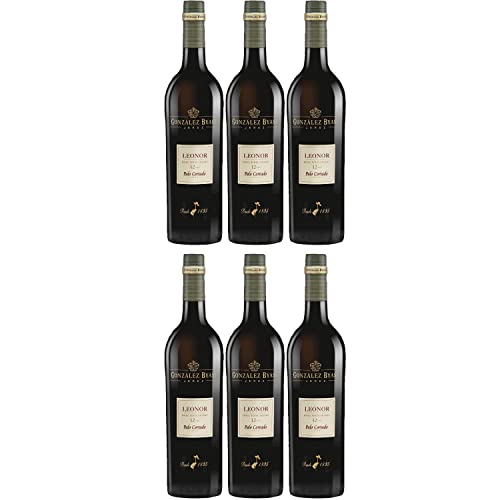 González Byass Leonor Palo Cortado Sherry weiß trocken seco Jerez Spanien I Visando Paket (6 Flaschen) von González Byass