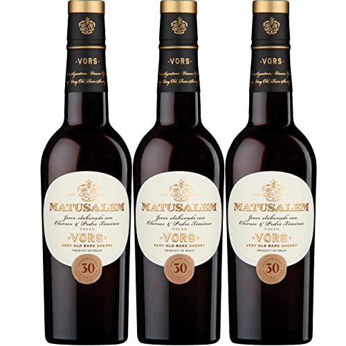 González Byass Matusalem Oloroso VORS halbe Flasche Sherry weiß dulce süß Jerez Spanien I Visando Paket (3 Flaschen) von González Byass