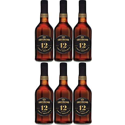 González Byass Soberano Solera Reserva 12 Jahre Brandy süß Jerez Spanien I Visando Paket (6 Flaschen) von González Byass