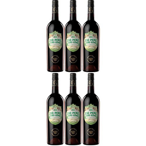 González Byass Tio Pepe Fino en Rama Sherry trocken Jerez Spanien I Visando Paket (6 Flaschen) von Gonzalez Byass
