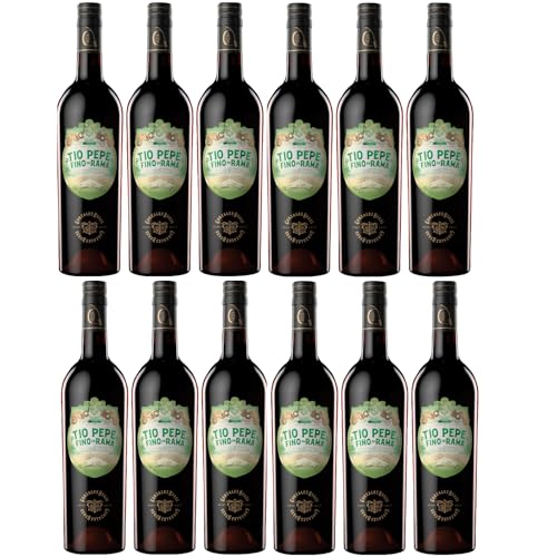 González Byass Tio Pepe Fino en Rama Sherry trocken halbe Flasche Jerez Spanien Inkl. FeinWert E-Book (12 x 0,375l) von González Byass