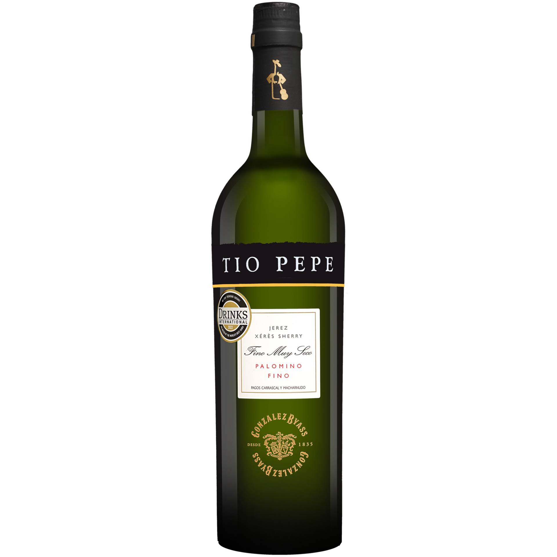 González Byass »Tío Pepe« Fino  0.75L 15% Vol. Trocken aus Spanien von González Byass