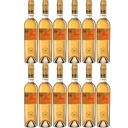 González Byass Tío Pepe Tres Palmas Fino Sherry weiß trocken seco Jerez Spanien I Visando Paket (12 Flaschen) von González Byass